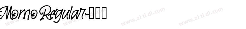 Momo Regular字体转换